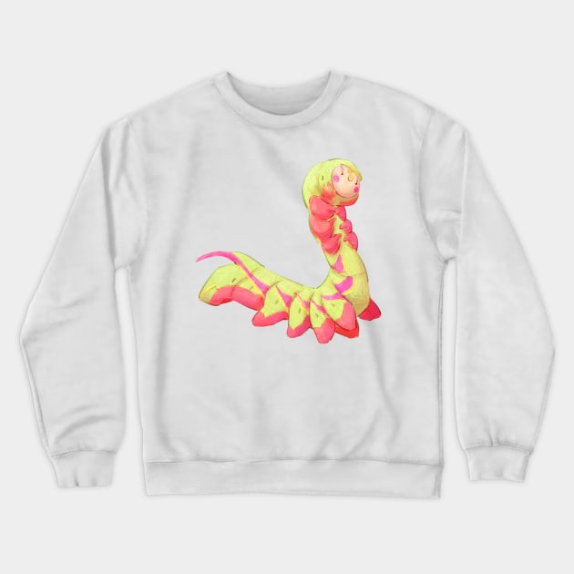 Great Ash Sphinx Caterpillar Crewneck Sweatshirt by PaulaBS